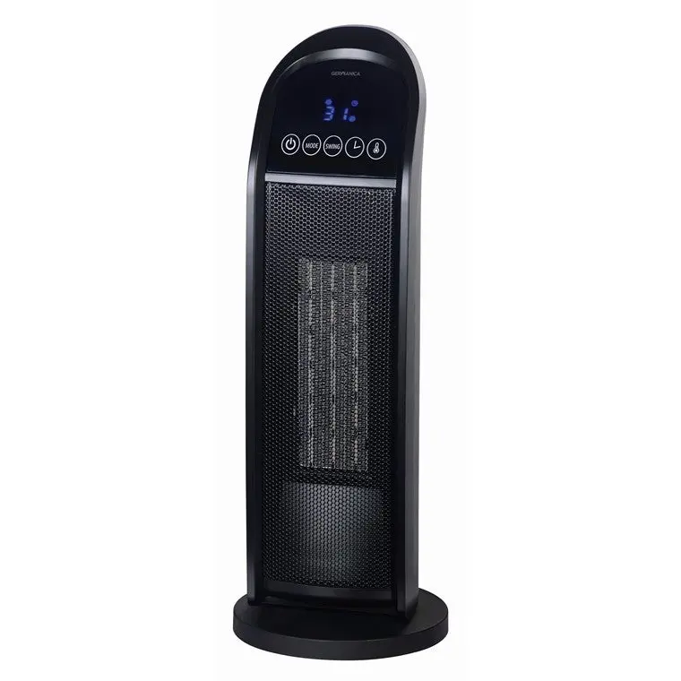 Germanica 2000W Tower Heater with Oscillation & Timer