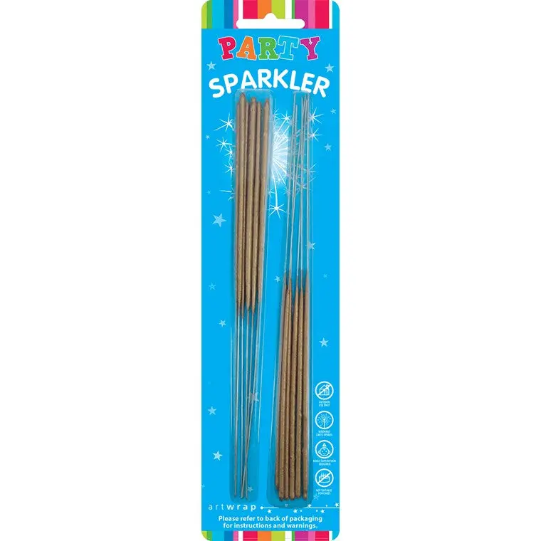 Gold 20 cm Sparklers (12-Pack)