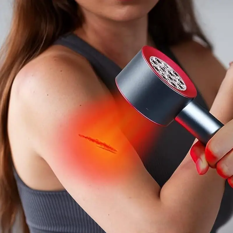 Handheld Red Light and Near-Infrared Therapy Device