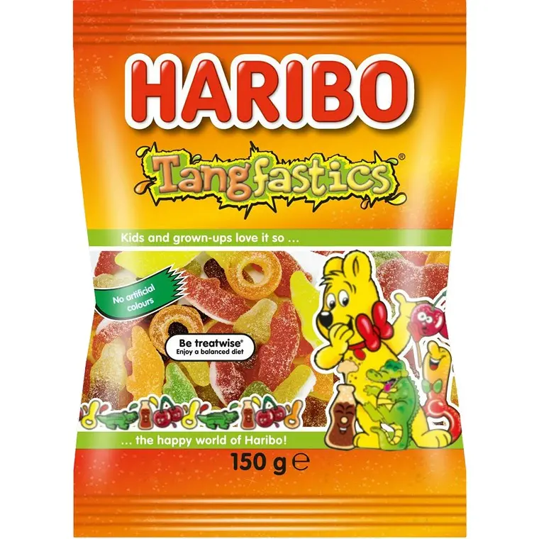 Haribo Tangfastics – Zesty Fruity Chewy Sweets, 150g