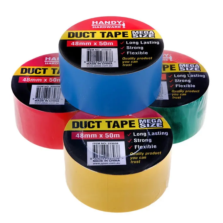Heavy-Duty Decorative Duct Tape – Set of 4 Vibrant Colors