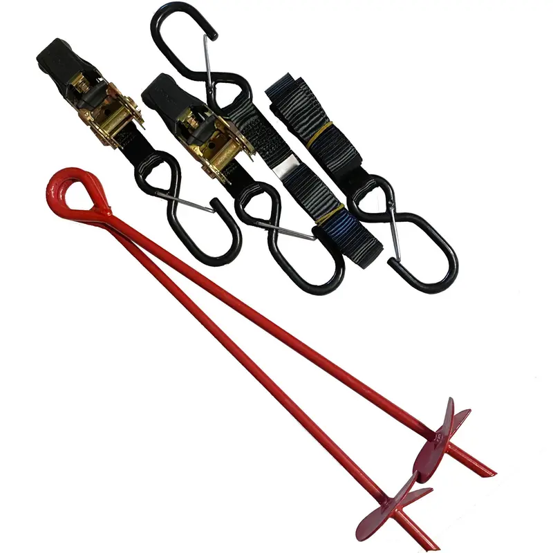 Heavy-Duty Trampoline Ground Anchor Kit