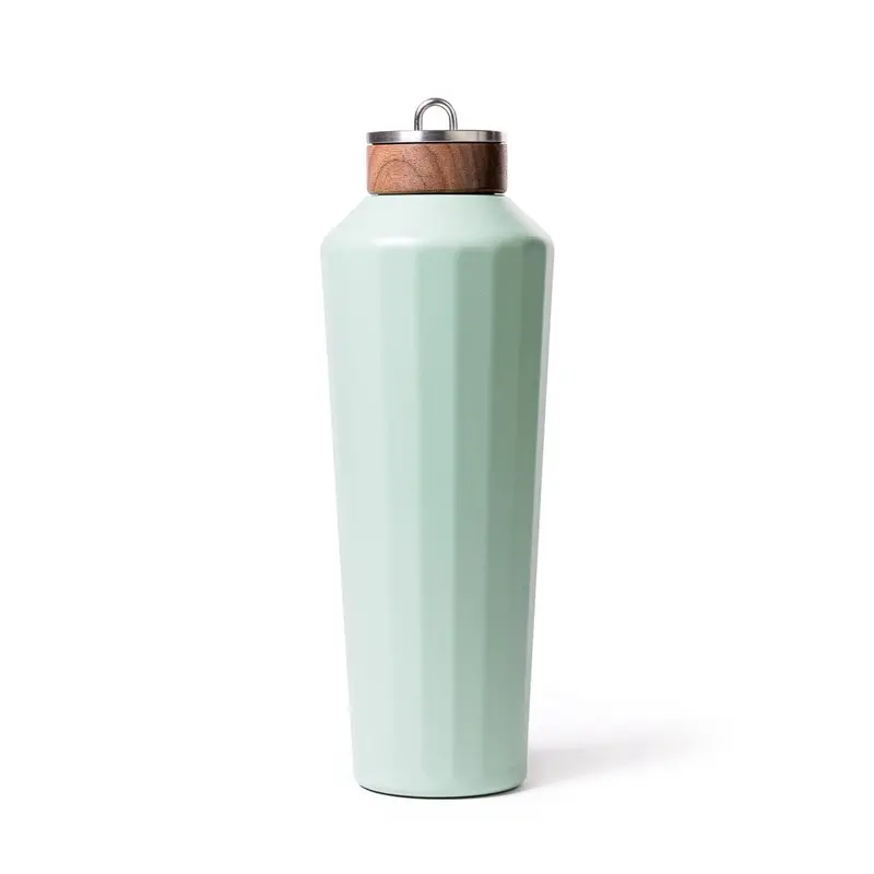Hemingway Leather-Wrapped Flask – Stainless Steel Travel Spirit Bottle
