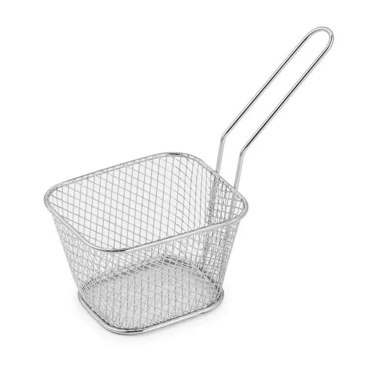 H&G Compact Mini Fryer Basket – Stainless Steel Mesh