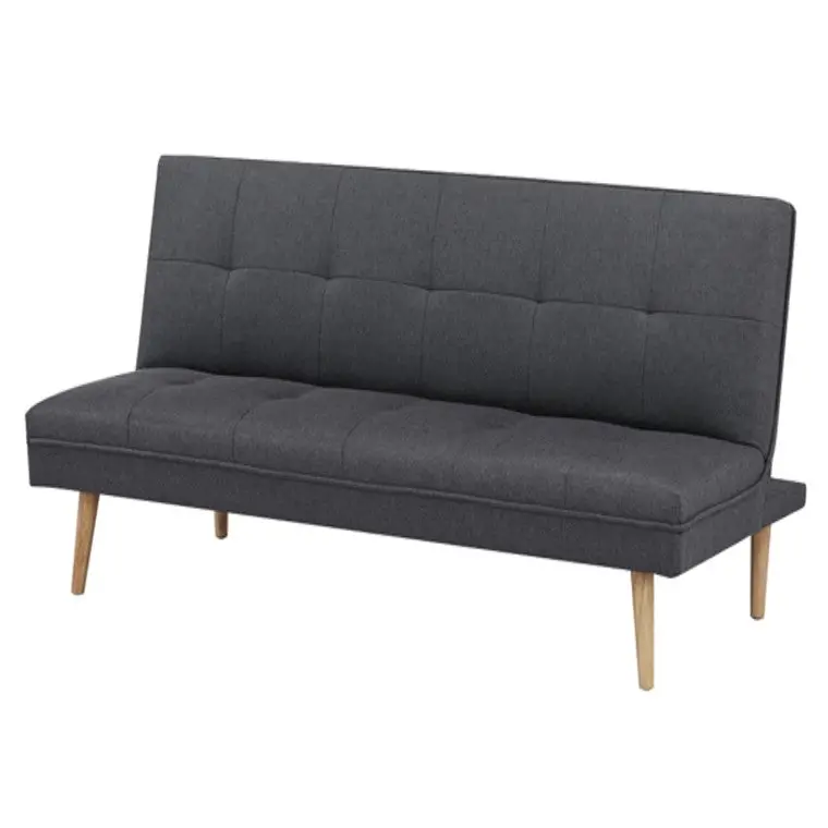 H&G Modern Sofa Bed in Sleek Grey Fabric