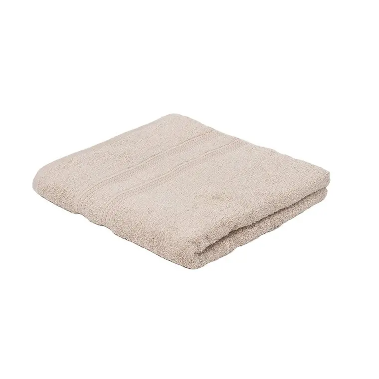 H&G Taupe Bath Towel – Elegant Tone, High-Loom Density Fabric