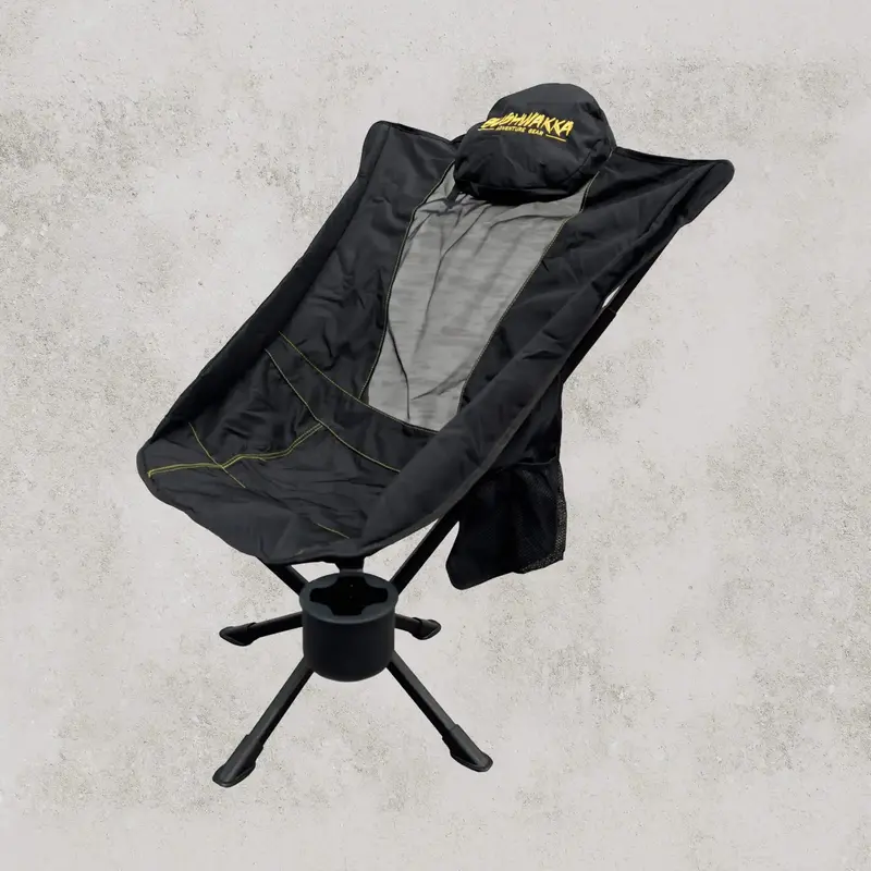 High-Back 5-Position Camping Chair with Cup Holder