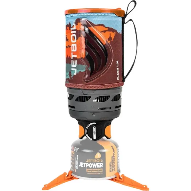 Jetboil Flash 1.0L Boil-Ready Stove – Mountainscape Camo All-in-One Cooking System