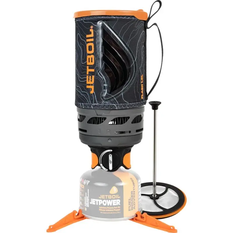 Jetboil Flash 1.0L Fast-Boil Backpacking Cooking System – Topo Camo