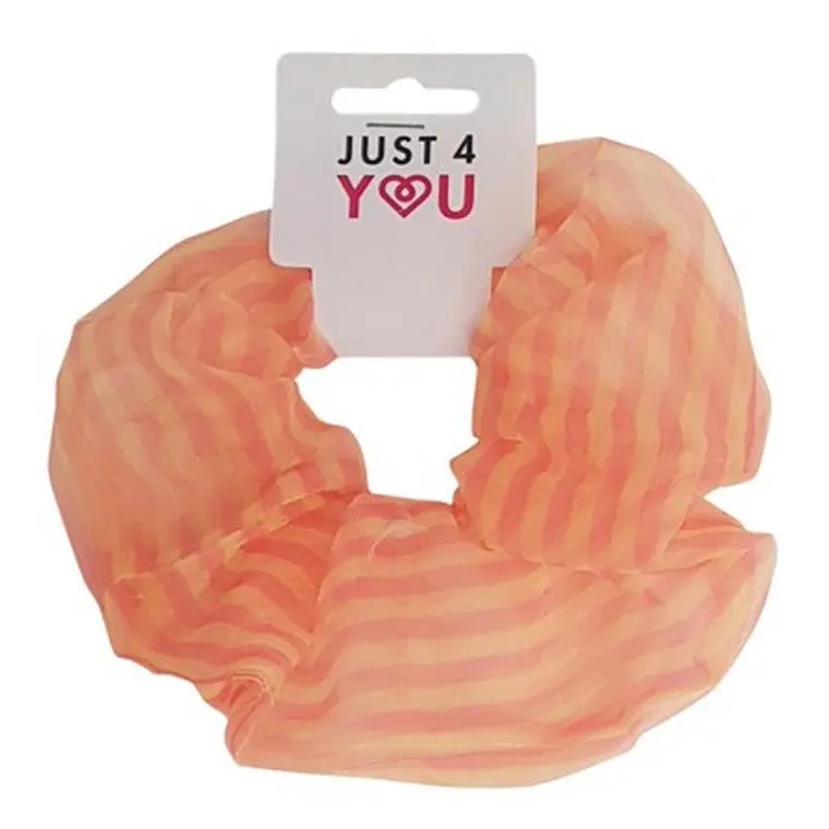 Jumbo Organza Hair Scrunchies – 4 Color Variety Pack