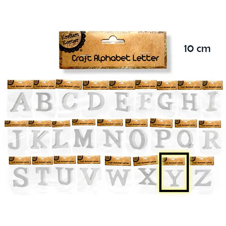 Large Y-Shaped Craft Letter Cutout – 10 cm