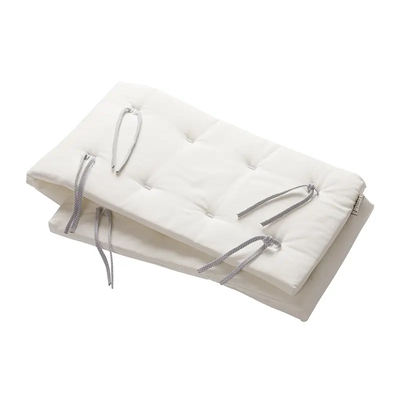 Leander Half-Length Bumper Pad for Linea & Luna Cribs – White