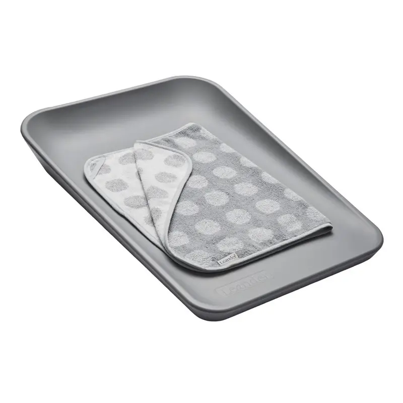 Leander Matty Washable Cot Topper in Grey