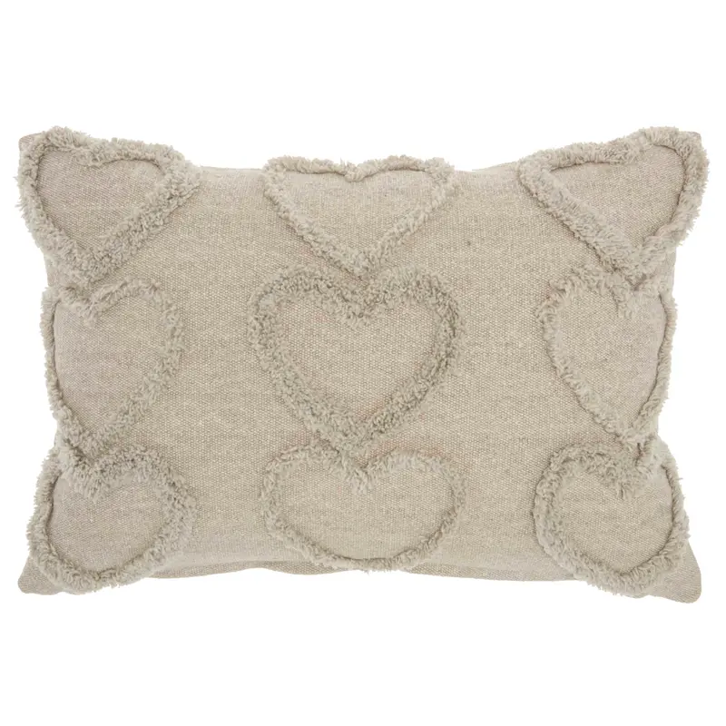 Lifestyle Khaki Textured Accent Pillow