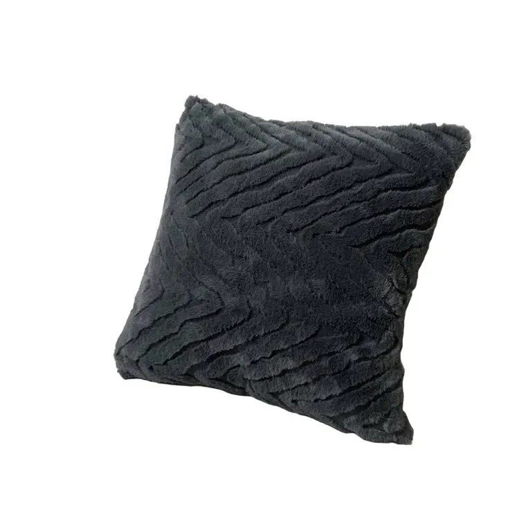 Lilah Plush Accent Cushion – Soft Velvet, Assorted Colors