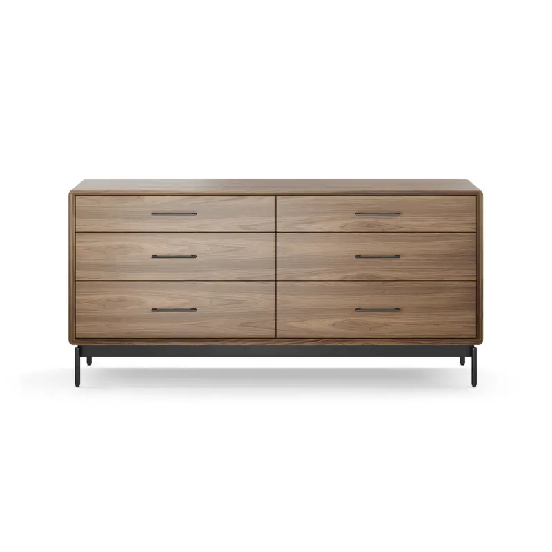 Linq Six-Drawer Tall Dresser with Soft-Close Hardware