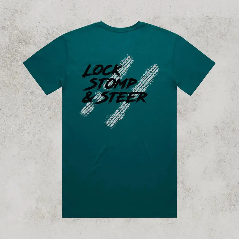 Lock Stomp & Steer Off-Road T-Shirt – 100% Cotton Regular Fit