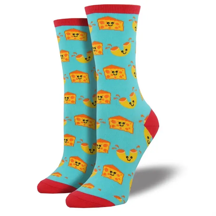 ‘Mac ‘N Cheese’ Food-Themed Women’s Crew Socks