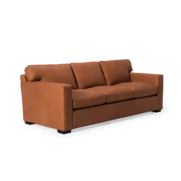 Madison Track-Arm Leather Sofa