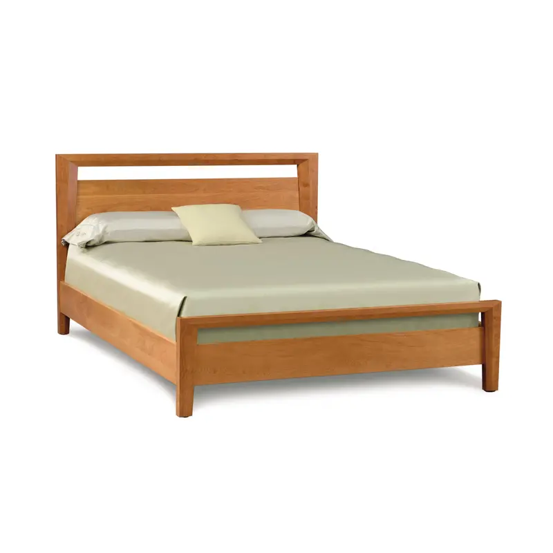 Mansfield Cherry Wood Panel Bed Frame