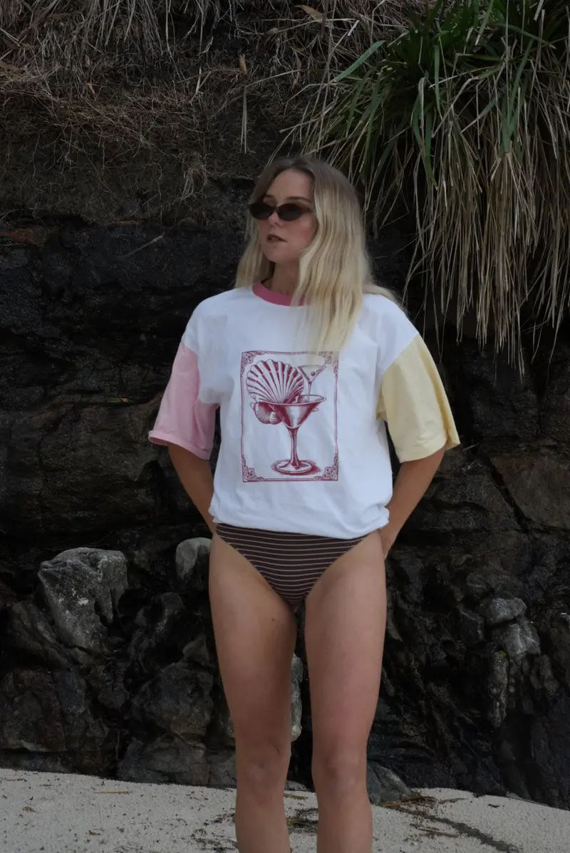 Martini Oversized Relaxed-Fit T-Shirt