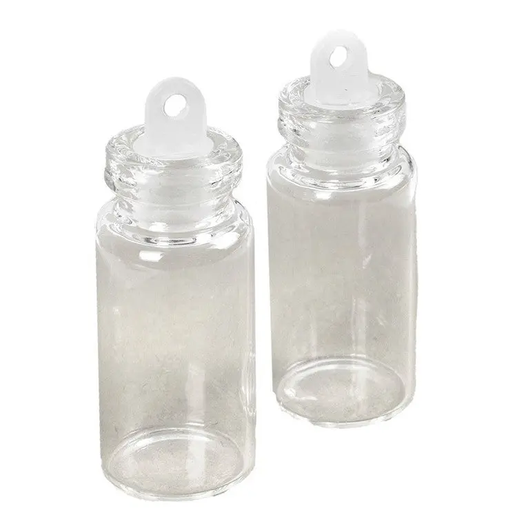 Mini Glass Jars with Cork Stoppers – 8-Piece Set