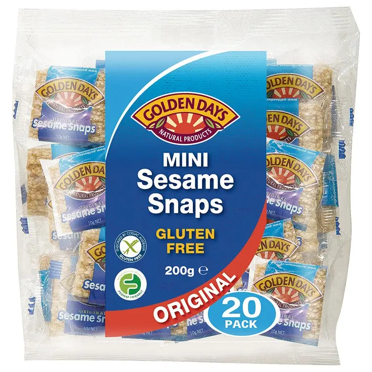 Mini Sesame Snaps – 20-Piece Pack