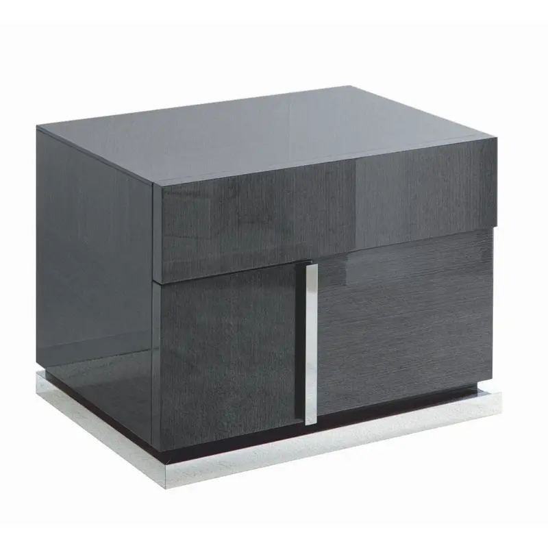 Montecarlo Slim Nightstand with Shelf
