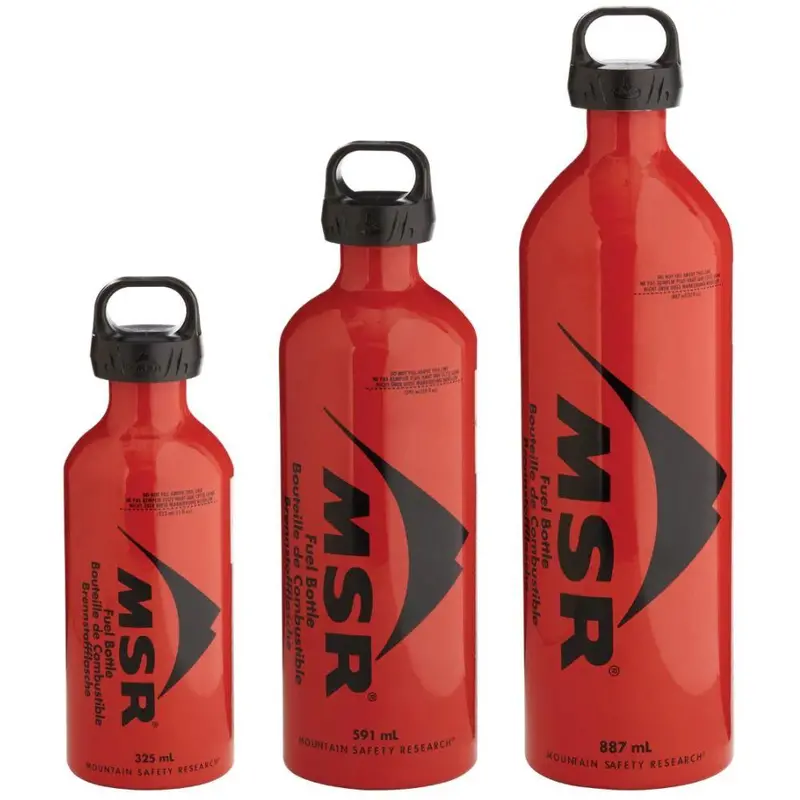 MSR Fuel Bottles – Durable Red Container for Liquid Fuels