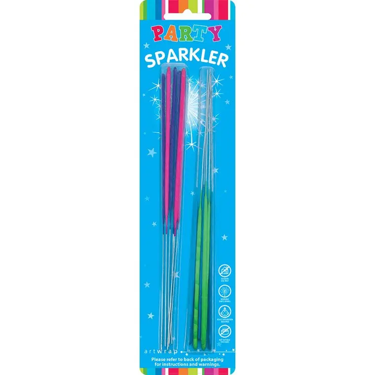 Multicolor 20 cm Sparklers (12-Pack)