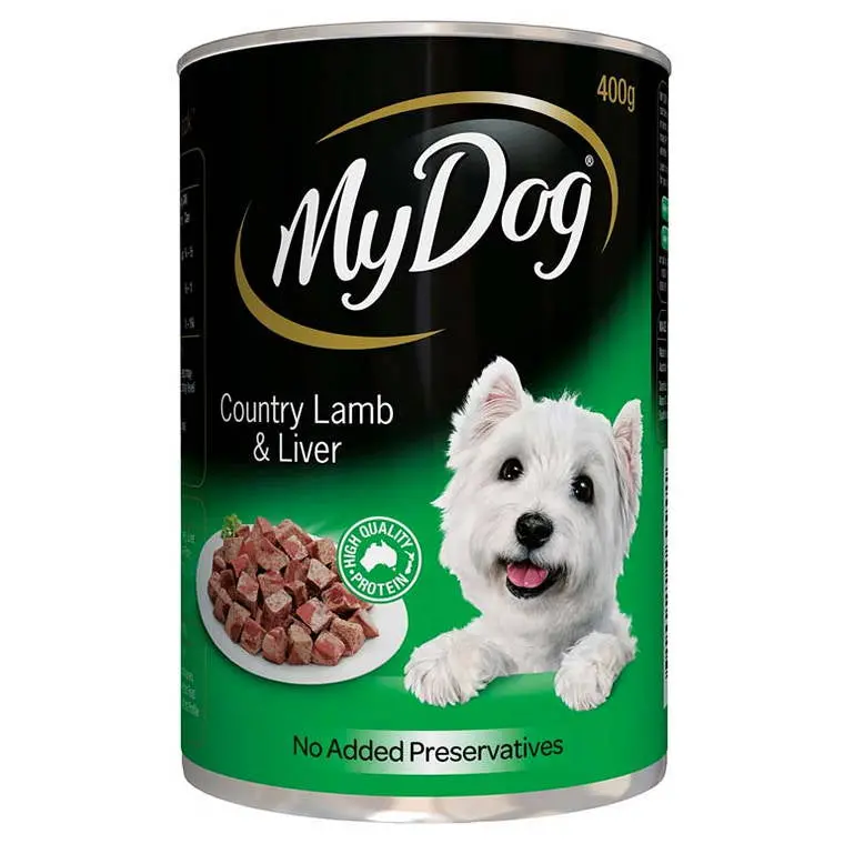 My Dog Wet Food – Country Lamb & Liver Blend (400g Can)
