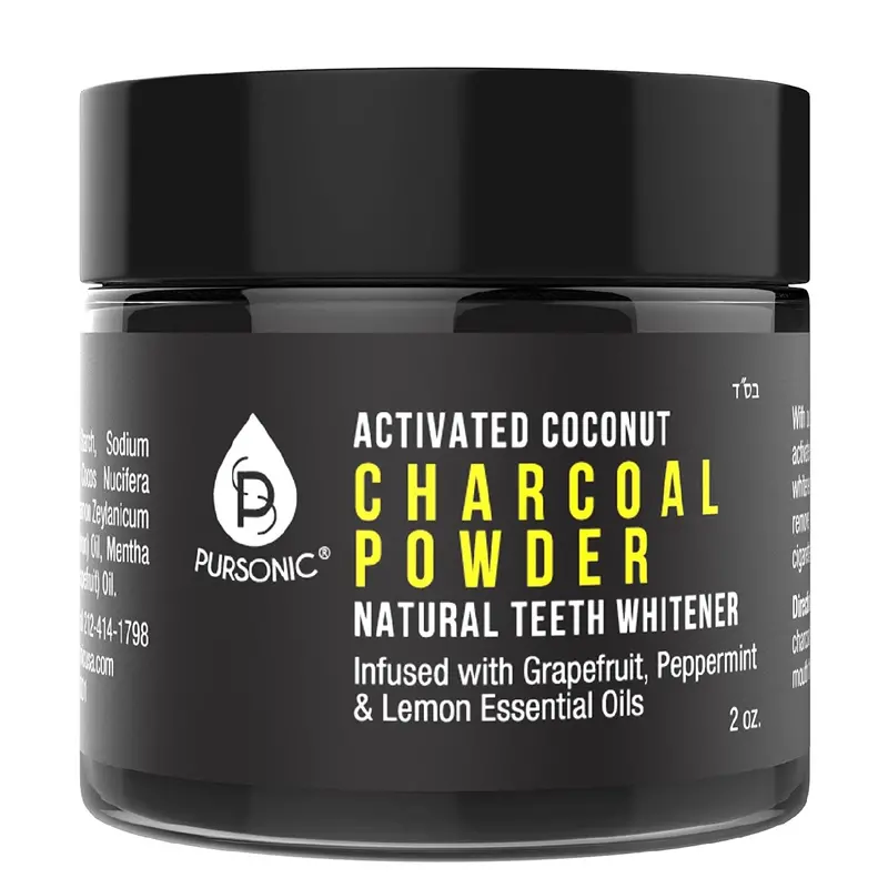 Natural Activated Coconut Charcoal Powder – Gentle Teeth Whitening Formula