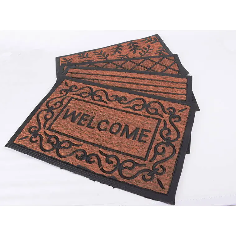 Natural Coir Doormat – 40 x 60cm, Stylish Assorted Designs