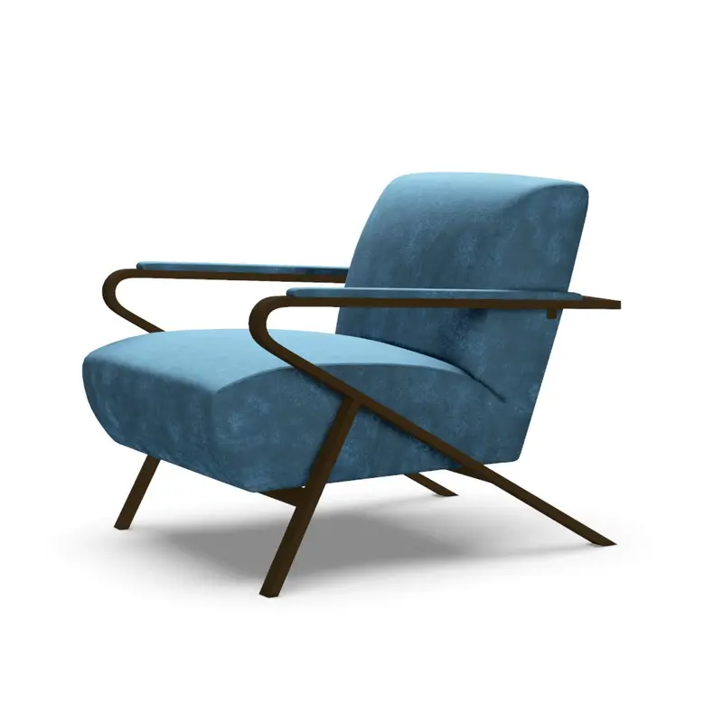 Oscar Designer Accent Chair Covered in Toray Ultrasuede Horizon Fabric