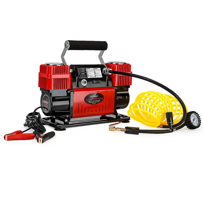 OUTBAC 12V Portable Air Compressor – 300L/min 4×4 Tyre Inflator & Deflator