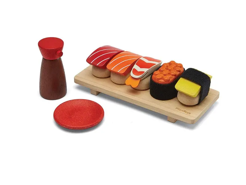 Plan Toys Sushi-Themed Pretend Food Collection
