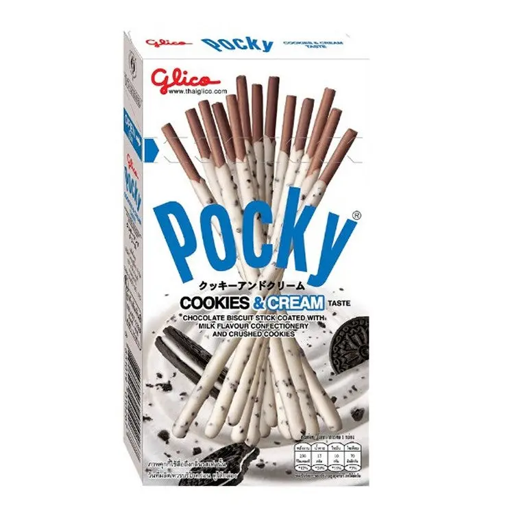 Pocky Cookies & Cream Biscuit Sticks – 40g Limited Edition