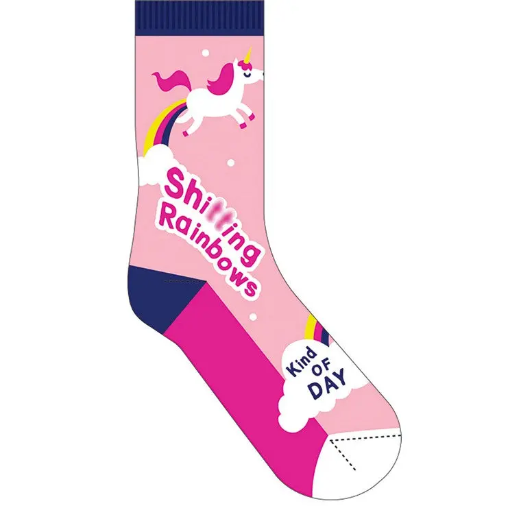 Rainbow Pattern Crazy Socks – Vibrant, Fun-Fit Everyday Socks