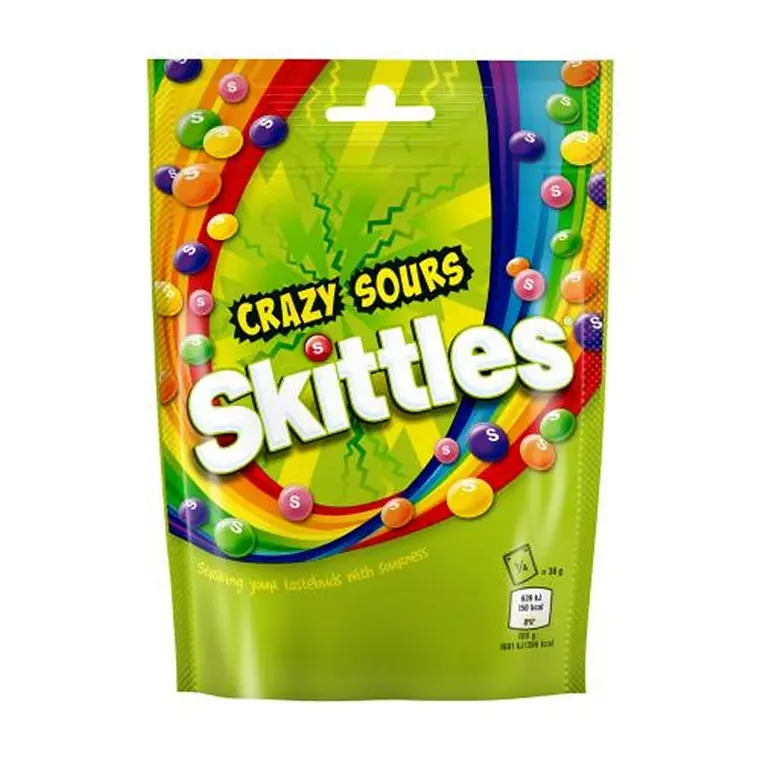 Skittles Crazy Sour Candy Pouch (152g)