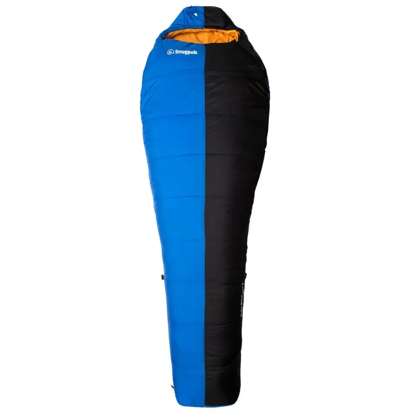 Snugpak Softie Expansion 3 Sleeping Bag – 3-Season Synthetic, Azure/Black