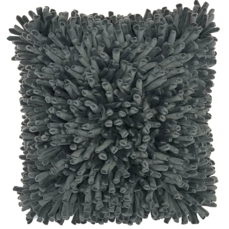 Sofia Dark Grey Accent Throw Pillow