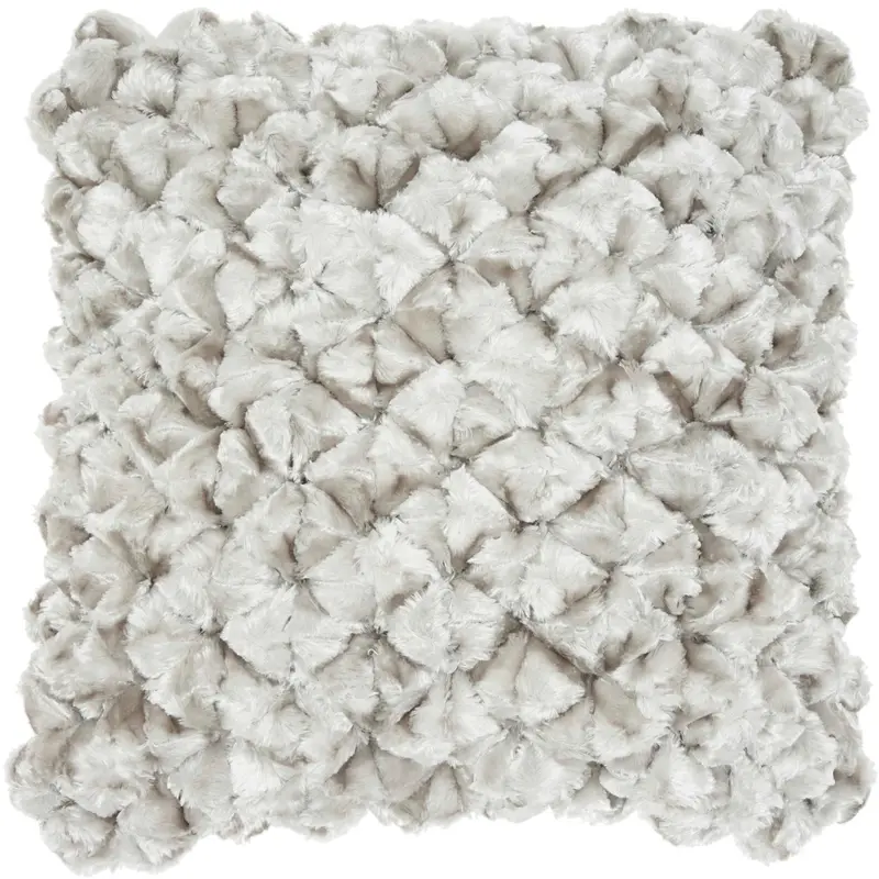 Sofia Silver Accent Throw Pillow