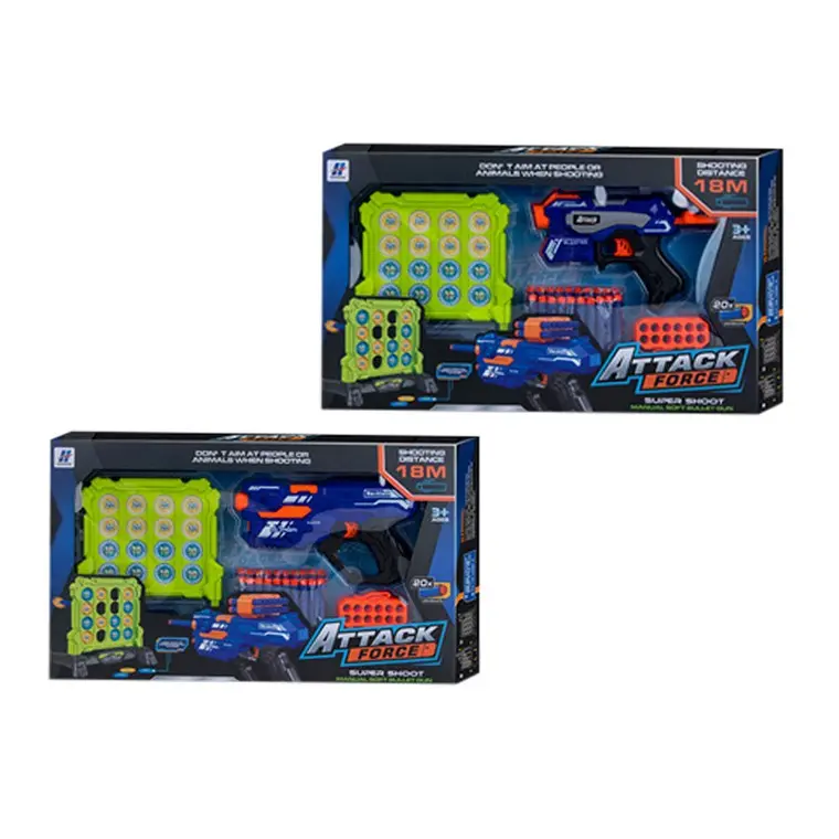 Soft-Tip Bullet Blaster Toy – Variety Pack