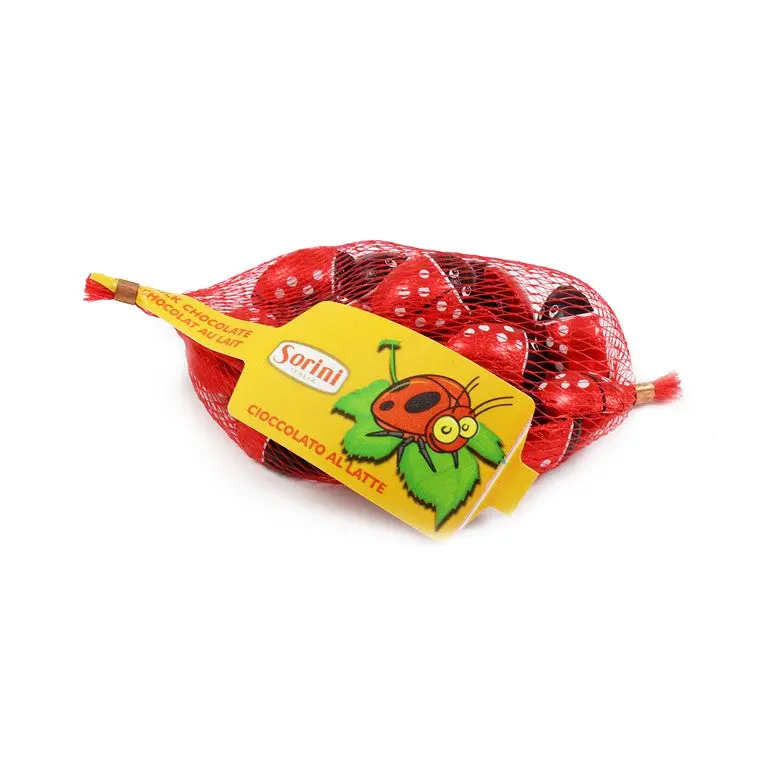 Sorini Milk Chocolate Ladybirds with Cream Filling (72g)