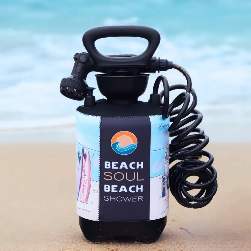 Stoked Mini Outdoor Shower – 1.3 Gallon Pressurized Travel Model