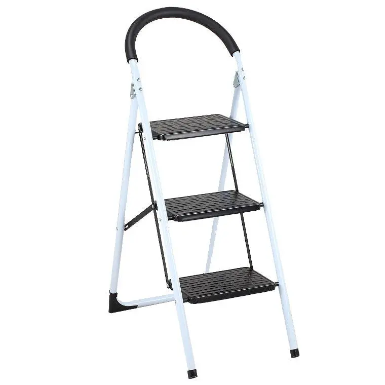 Sturdy Three-Tier Step Ladder for Indoor Use
