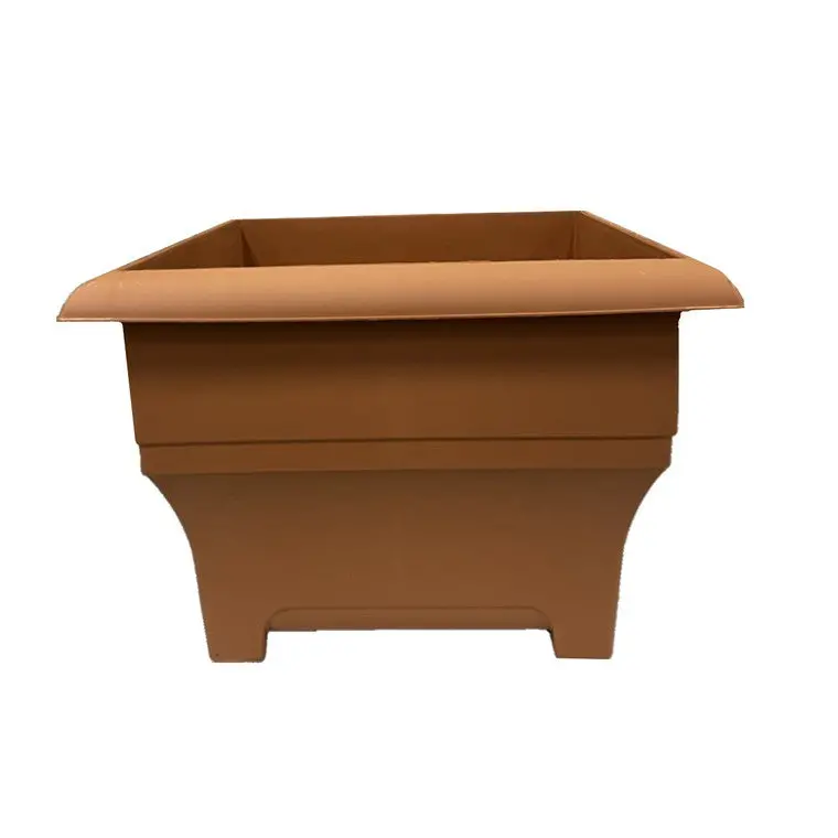 Terracotta Square Patio Planter for Outdoor Use