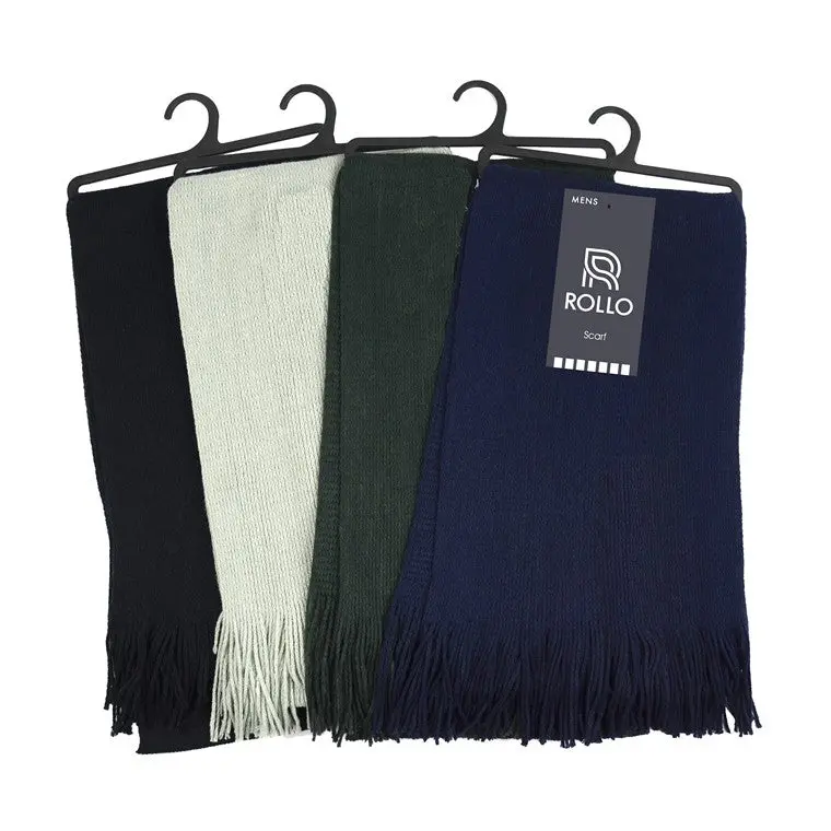 Textured Knitted Scarf – Lightweight All-Season Accessory