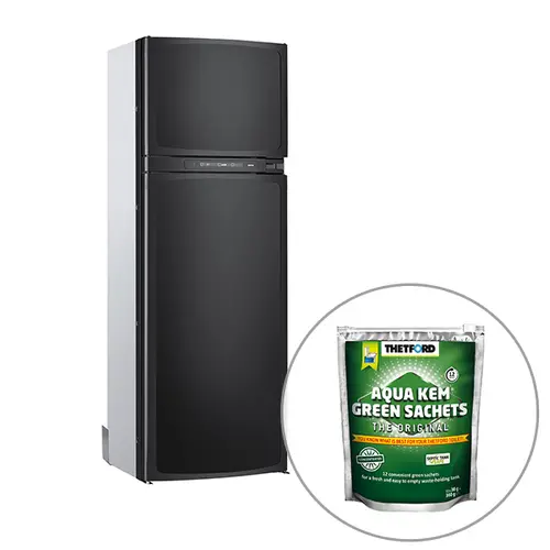 Thetford N4208A 199L Tri-Mode (3-Way) Absorption Fridge-Freezer for Caravans