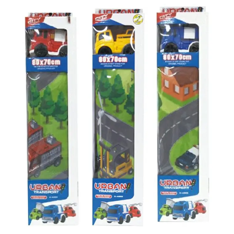 Urban-Themed Truck Design Placemat Set